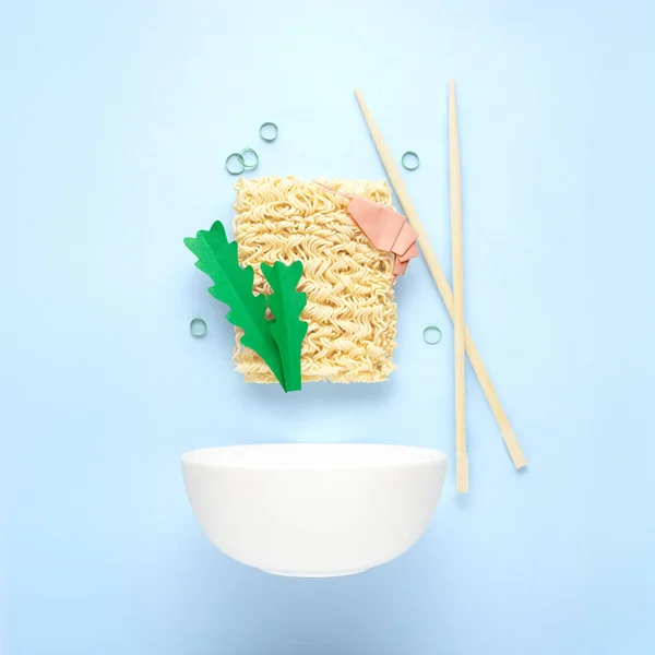 Smaczny ramen. — Zdjęcie stockowe