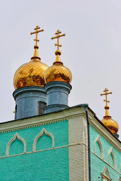 Orthodoxy Church Uralsk City Kazakhstan Cathedral Archangel Michael — Stock Photo, Image
