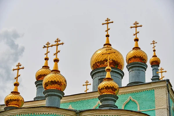 Orthodoxy Church Uralsk City Kazakhstan Cathedral Archangel Michael — Stock Photo, Image