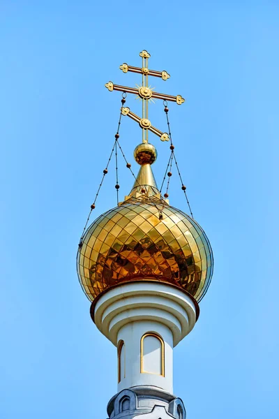Orthodoxy Church Uralsk City Kazakhstan Temple Christ Savior — Stock Photo, Image