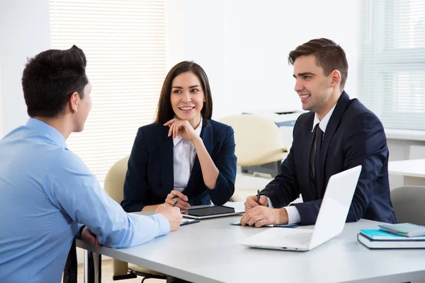 Gente Negocios Trabajando Juntos Oficina Moderna — Foto de Stock