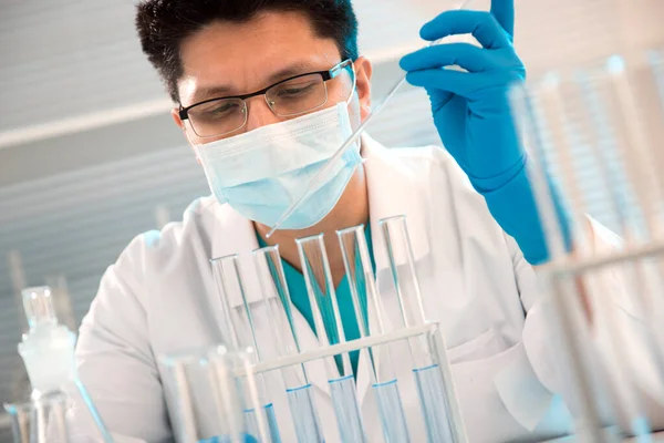 Young Medical Scientist Working Laboratory — Stock Photo, Image