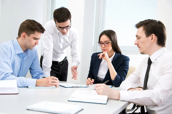 Business People Working Together Modern Office — Stock Photo, Image