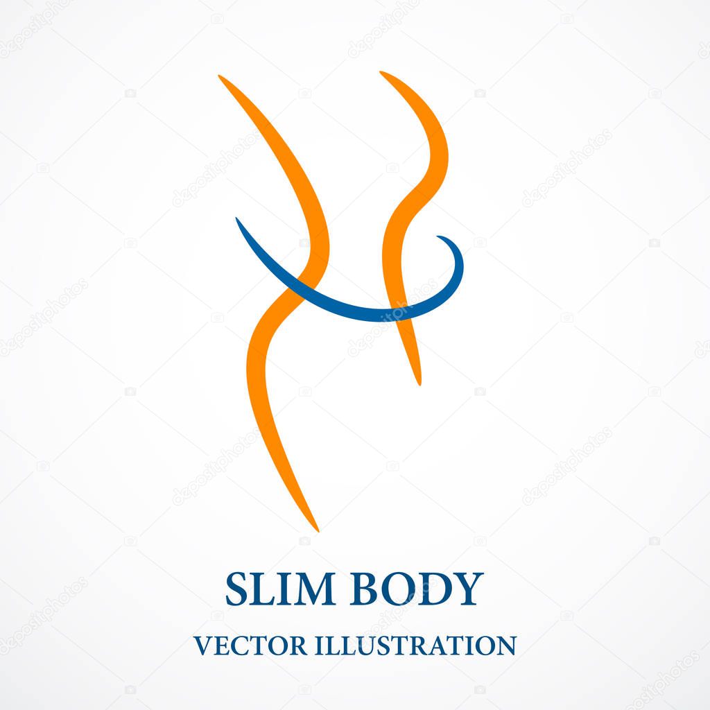 Contour fitness pattern with slim body