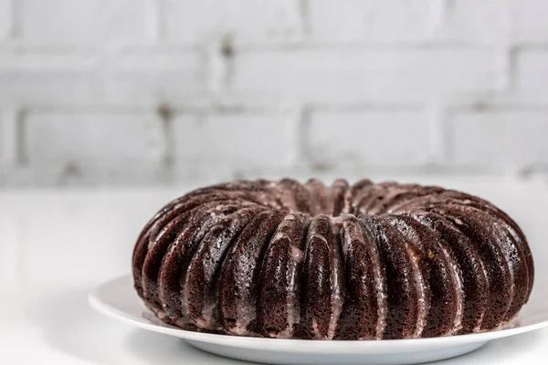 Çilekli çikolatalı kek.