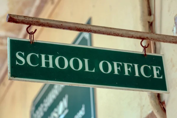 New Delhi India 2020 School Office Borads Hanging School — Stock Photo, Image