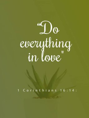 1 Korintliler 16: 14 