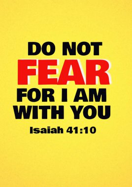 Bible Verses about  Fear 