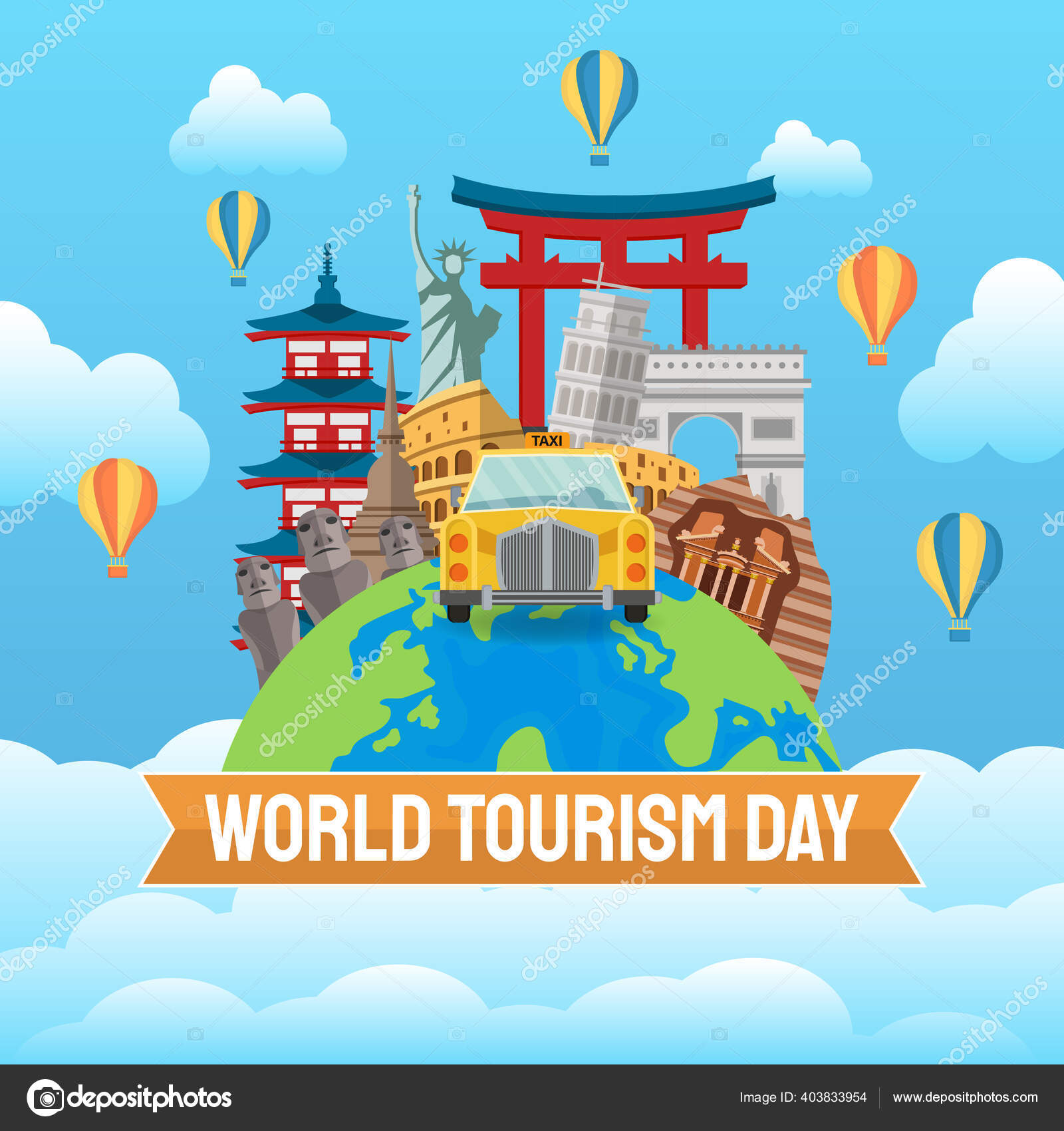 Ilustrasi Gambar Tangan Dari Konsep Hari Pariwisata Dunia Ilustrasi Gambar Tangan Dari Konsep Hari Pariwisata Dunia