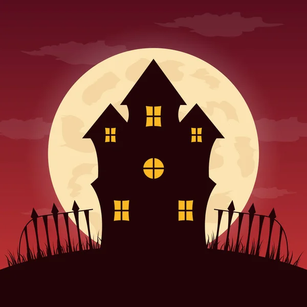 Design Plat Fond Halloween Illustration Vectorielle — Image vectorielle