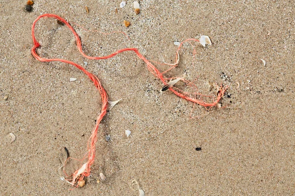 Červené Lano Písku — Stock fotografie