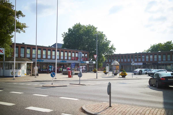 Beneden Stad Van Een Kleine Stad Denemarken — Stockfoto