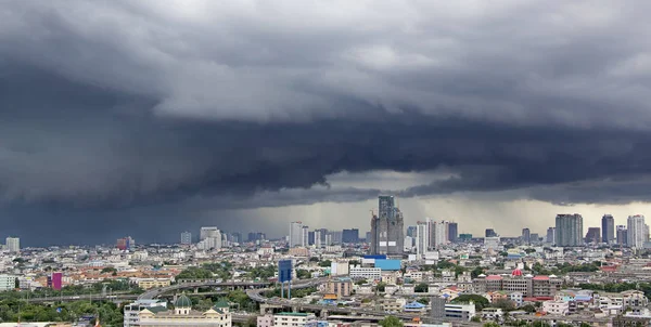 Tempestade Está Chegando Hdr Alto Alcance Dinâmico Foto Com Metropolitano — Fotografia de Stock