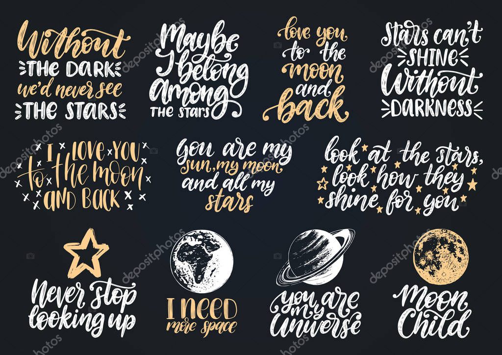 Vector Set Of Hand Lettering With Motivational Phrases Never Stop Looking Up You Are My Universe Etc Calligraphy Inspirational Quotes Collection Planet Sketches Premium Vector In Adobe Illustrator Ai Ai Vector Set Of Hand Lettering With Motivational Phrases Never Stop Looking Up You Are My Universe Etc Calligraphy Inspirational Quotes Collection Planet Sketches Premium Vector In Adobe Illustrator Ai Ai