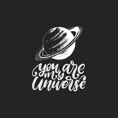 El yazısı benim evren Satürn gezegeni ile ifade