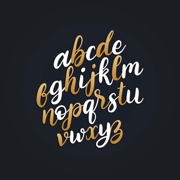 Différentes Lettres Concept Alphabet — Image vectorielle