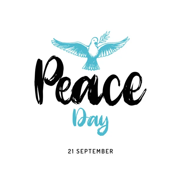 Lettering of International Day of Peace