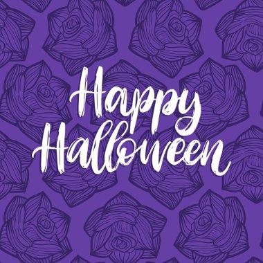 Mutlu Cadılar Bayramı tebrik kartı