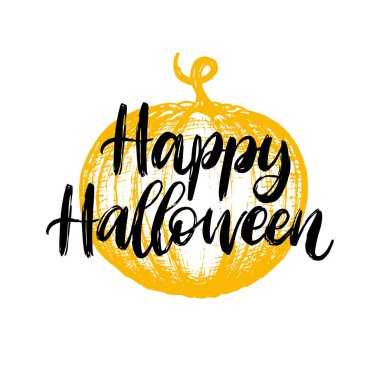 Mutlu Cadılar Bayramı tebrik kartı