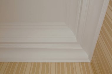 Dekoratif kabartma kalıplama tavan portre üzerinde