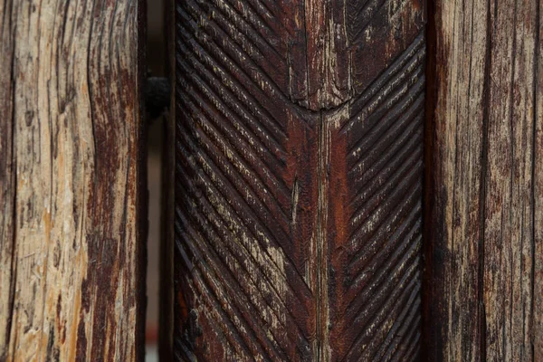 Natuurlijke Bruin Hout Achtergrond Closeup Fragment — Stockfoto