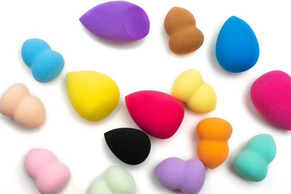 Kit of different beauty blenders — Stock Photo, Image