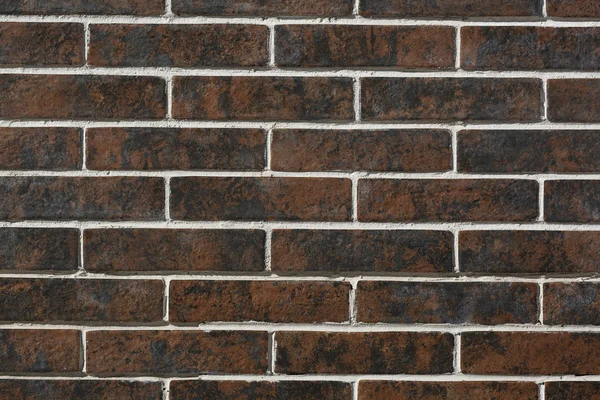 Closeup shot of brown brick wall — Stock Photo, Image