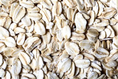 kahvaltıda bol yulaf gevreği doku detay