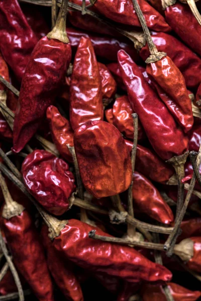 Mazzo Peperoncino Rosso Consistenza — Foto Stock