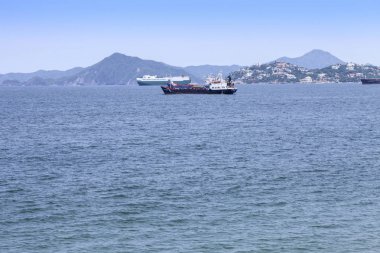 Okyanus manzara Meksika Beach.