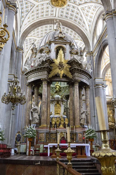 Antigua Catedral Ciudad Puebla México —  Fotos de Stock