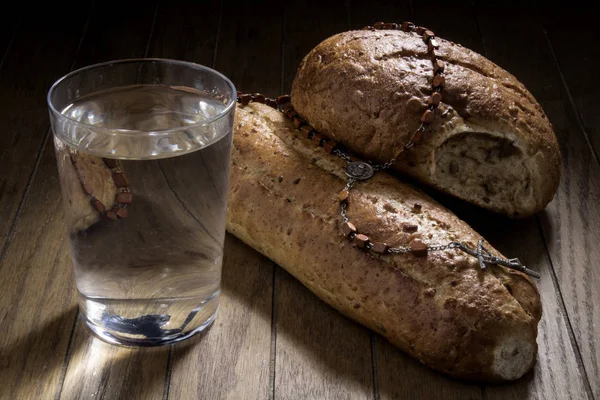 Fasten Für Brot Und Wasser Zur Stärkung Des Geistes — Stockfoto