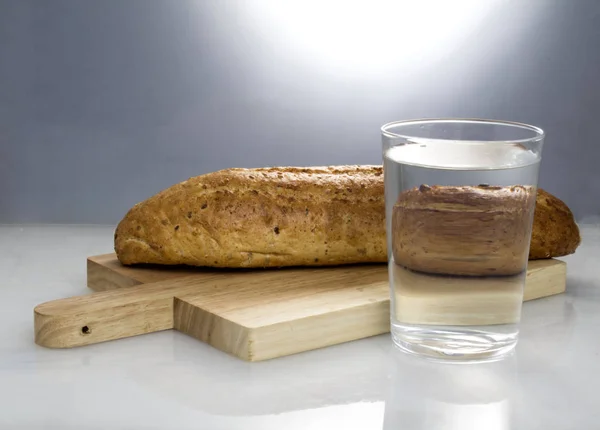 Post Dla Chleba Wody Dla Wzmocnienia Ducha — Zdjęcie stockowe