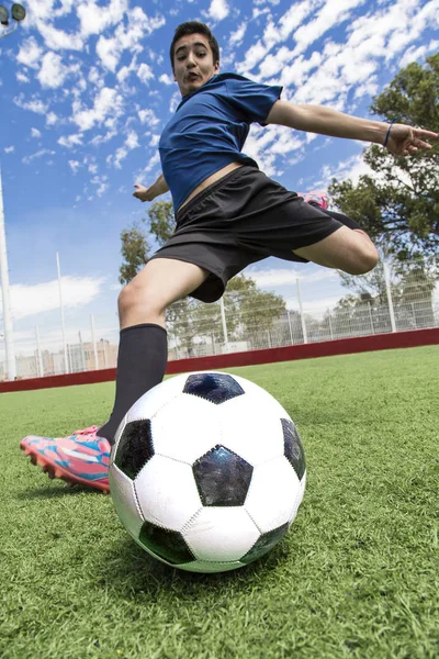 Voetbal Voetballer Actie — Stockfoto