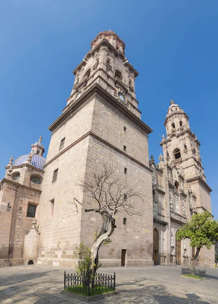 Catedral Centro Colonial Morelia Michoacan México — Fotografia de Stock