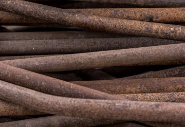 Eski paslı metal duvar Vintage Grunge stile.