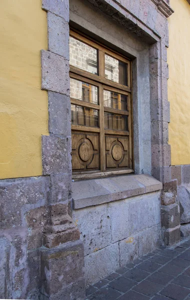 Ventanas Calles Morelia Michoacan Colonial México —  Fotos de Stock