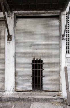 Eski paslı metal duvar Vintage Grunge stile.