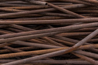 Eski paslı metal duvar Vintage Grunge stile.