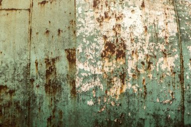 Eski paslı metal duvar Vintage Grunge stile.