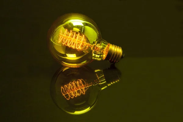 yellow light bulb energy capture