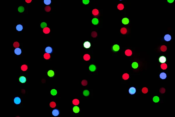 Weihnachten Hintergrund Farbe Lichter — Stockfoto
