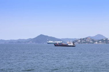 Okyanus manzara Meksika Beach. harika bir manzara
