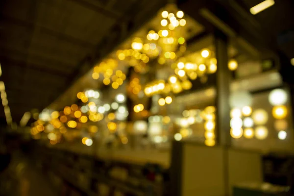 Exibição de lâmpadas na cena noturna — Fotografia de Stock