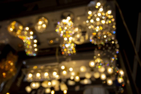 Expositor de lámparas en escena nocturna —  Fotos de Stock