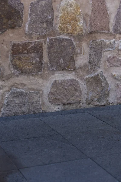 Старая улица с каменоломнями — стоковое фото