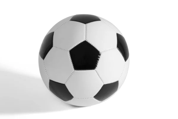 Bola sepak hitam dan putih — Stok Foto