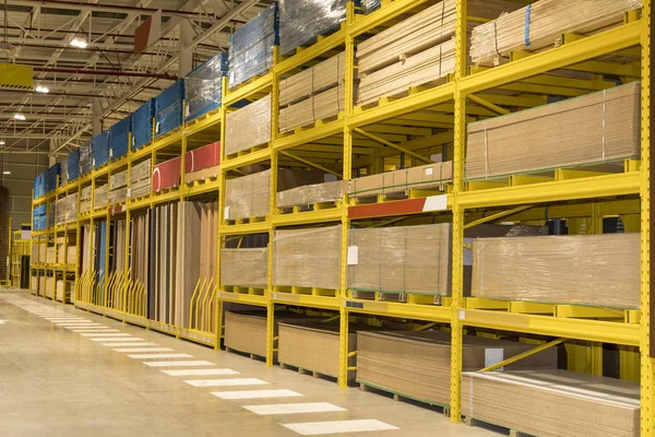 Warehouse with materials for construction — Stock Photo, Image