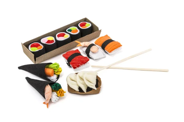 Gevulde Sushi detail — Stockfoto