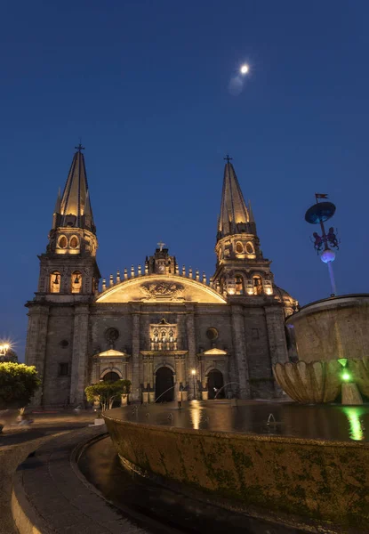 Guadalajara Cathedral of the city. — Stock Photo, Image